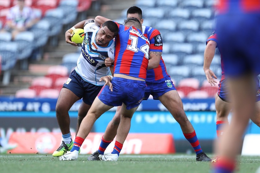Competition - NYC. Round - Round 2. Teams - Newcastle Knights v Gold Coast Titans. Date - 11th of March 2017. Venue - MacDonald Jones Stadium
