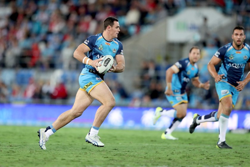 Name - NRL Rd17 GC Titans v St George Dragons
Location - CBUS Stadium
Date - Friday 30 June 2017
Image - Shane Myers ©NRL Photos 2017