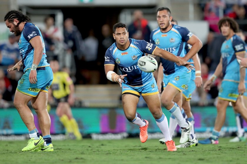 Name - NRL Rd17 GC Titans v St George Dragons
Location - CBUS Stadium
Date - Friday 30 June 2017
Image - Shane Myers ©NRL Photos 2017