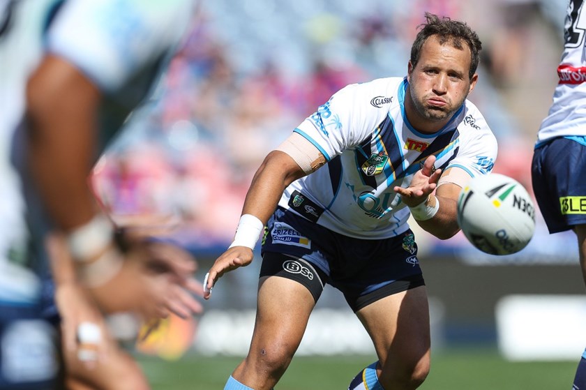   Competition - NRL. Round - Round 2. Teams - Newcastle Knights v Gold Coast Titans. Date - 11th of March 2017. Venue - MacDonald Jones Stadium, Broadmeadow NSW. Photographer - Paul Barkley | © NRL Photos
