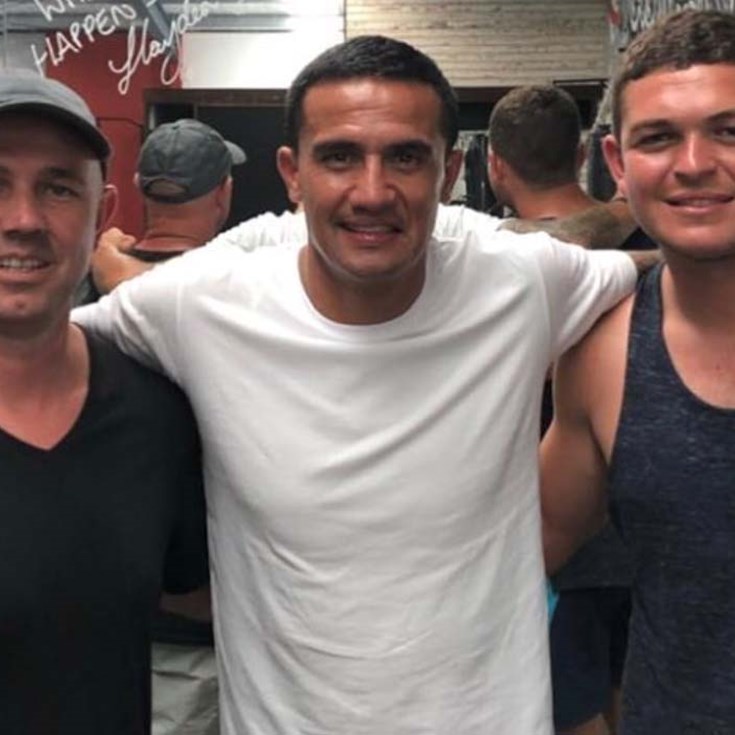 Taylor's mentoring session with Tim Cahill pays off
