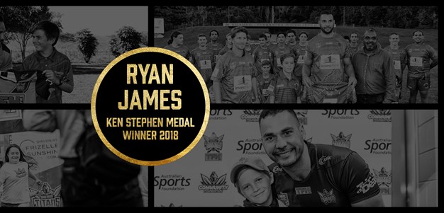 Ryan James wins Ken Stephen Medal