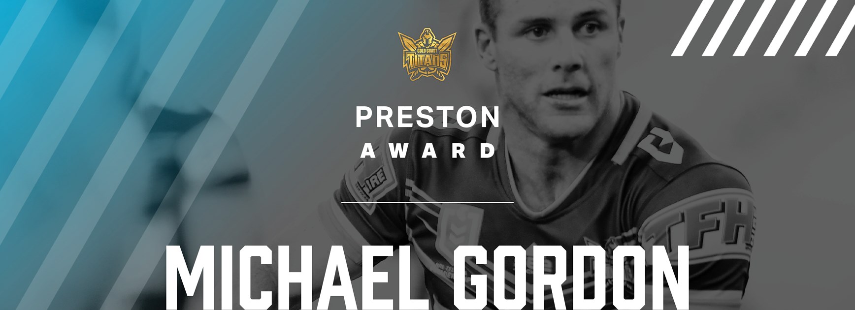 Michael Gordon takes home ‘The Preston’ as Titans farewell gift