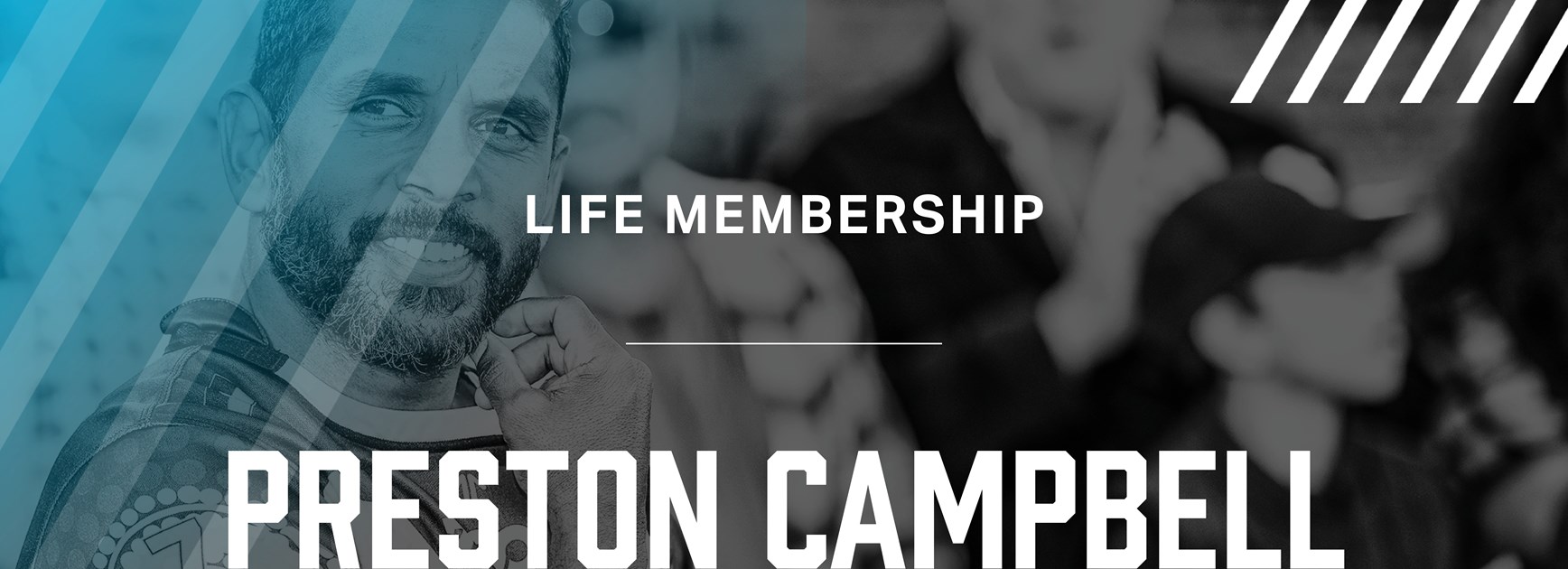 Preston Campbell Honoured As First Titans Life Member