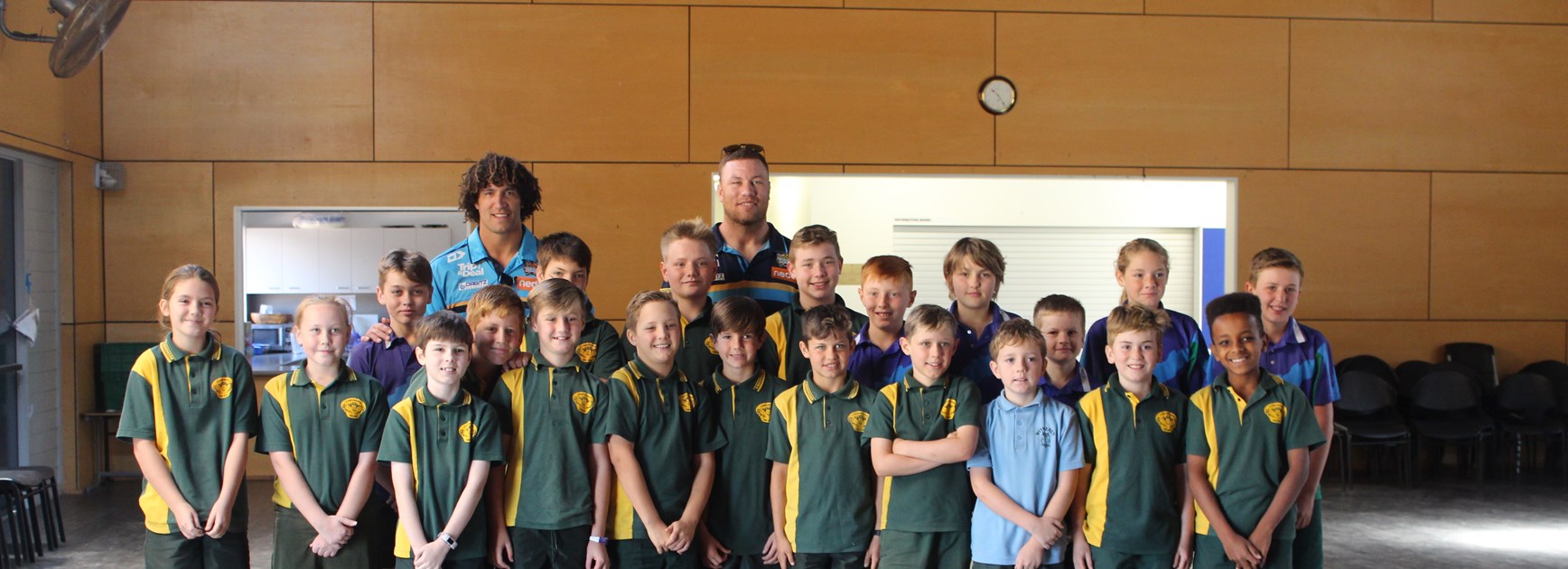 Titans visit lifts Canungra students before big game