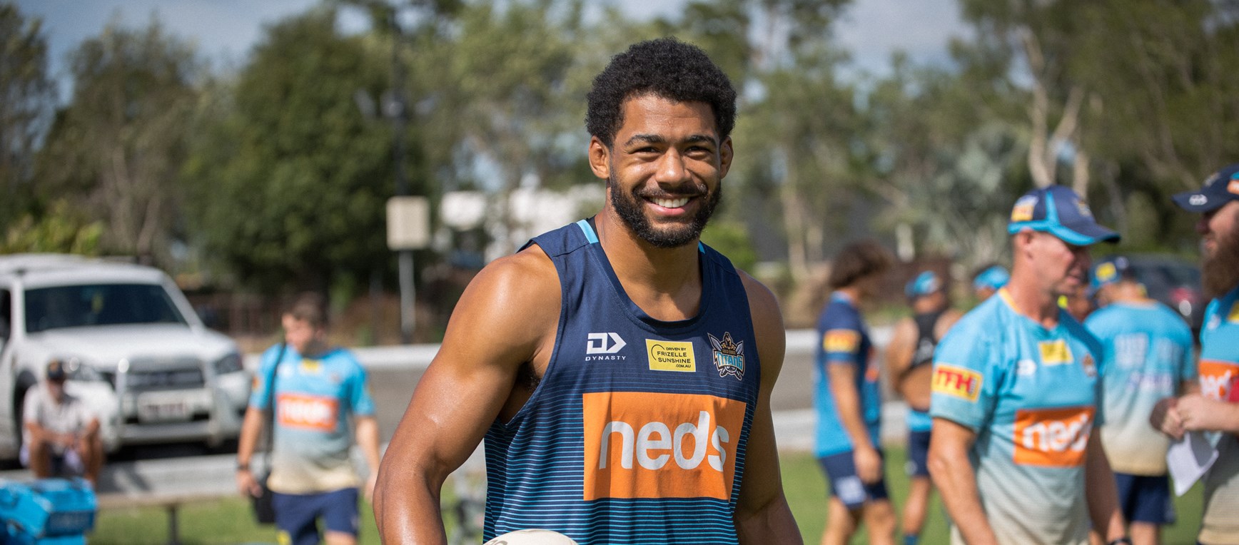 All Smiles At Training