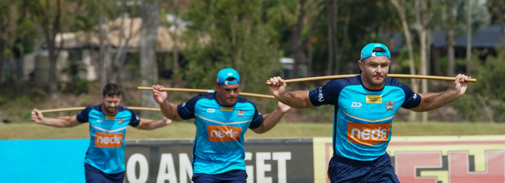 Titans senior group hit training paddock early for 2021