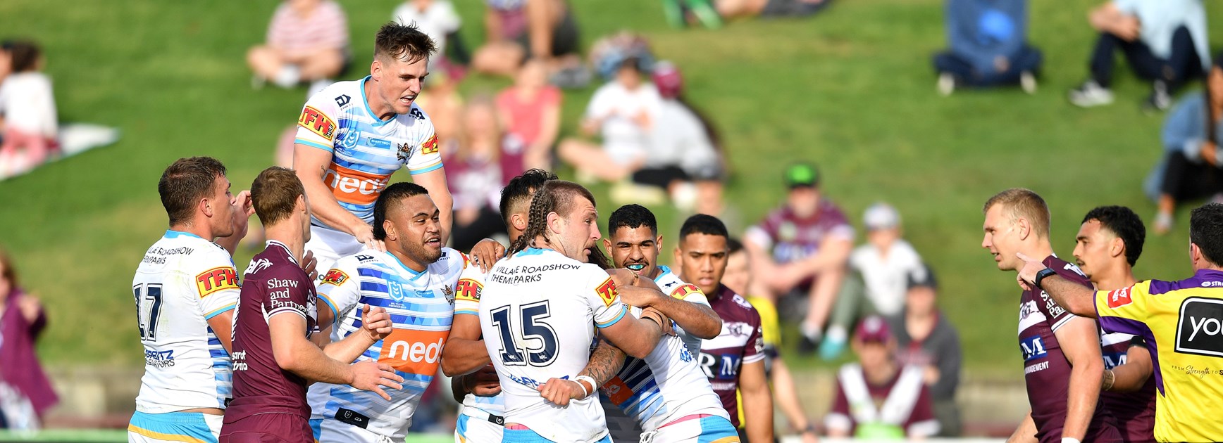 Four straight for Titans with big win over Manly