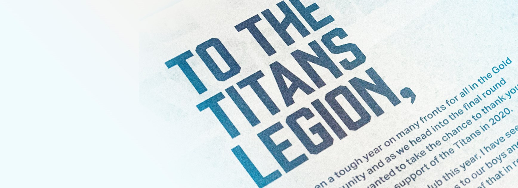 Titans thank Legion