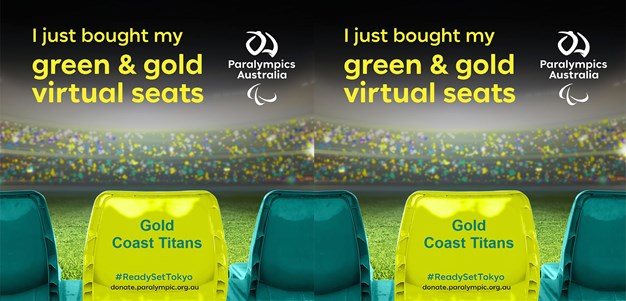 Titans get behind Paralympics Australia virtual seat campaign
