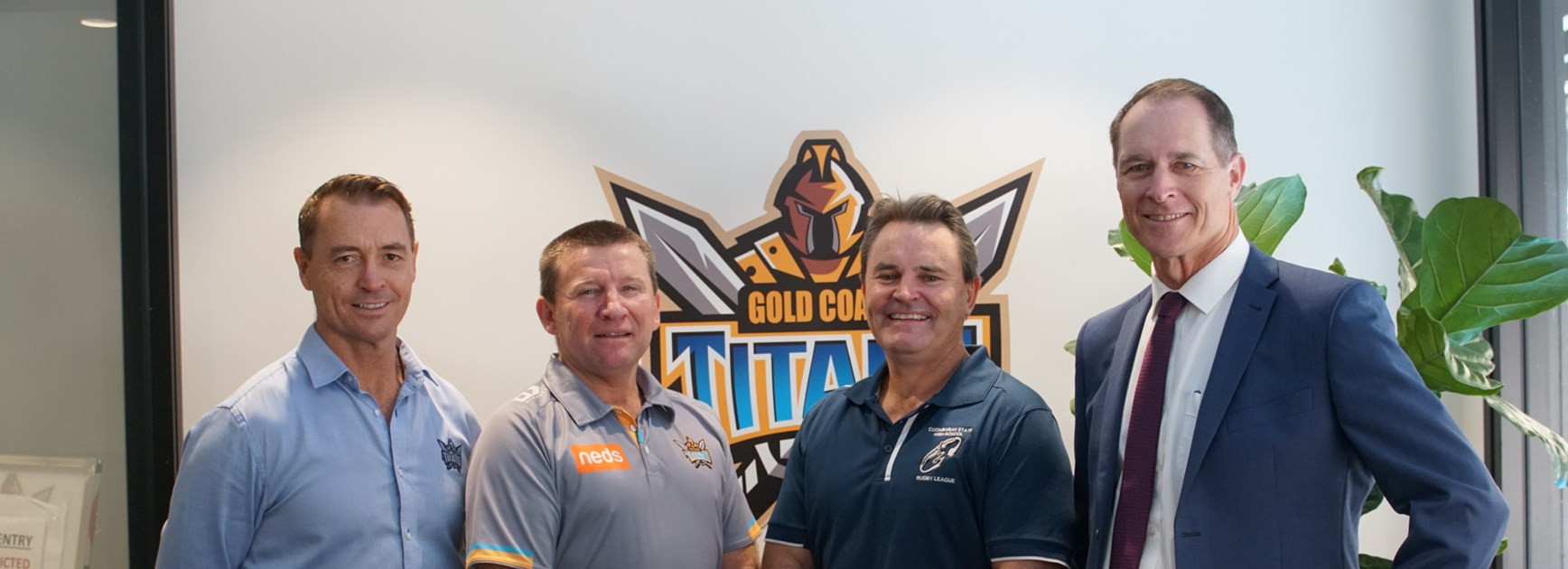 Titans and Coombabah State High School formalise partnership