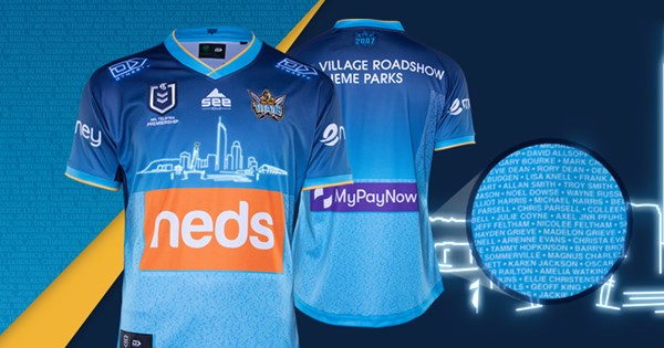 NRL 2021: Titans, Titans Launch 'Neon Lights' Member Jersey | Titans