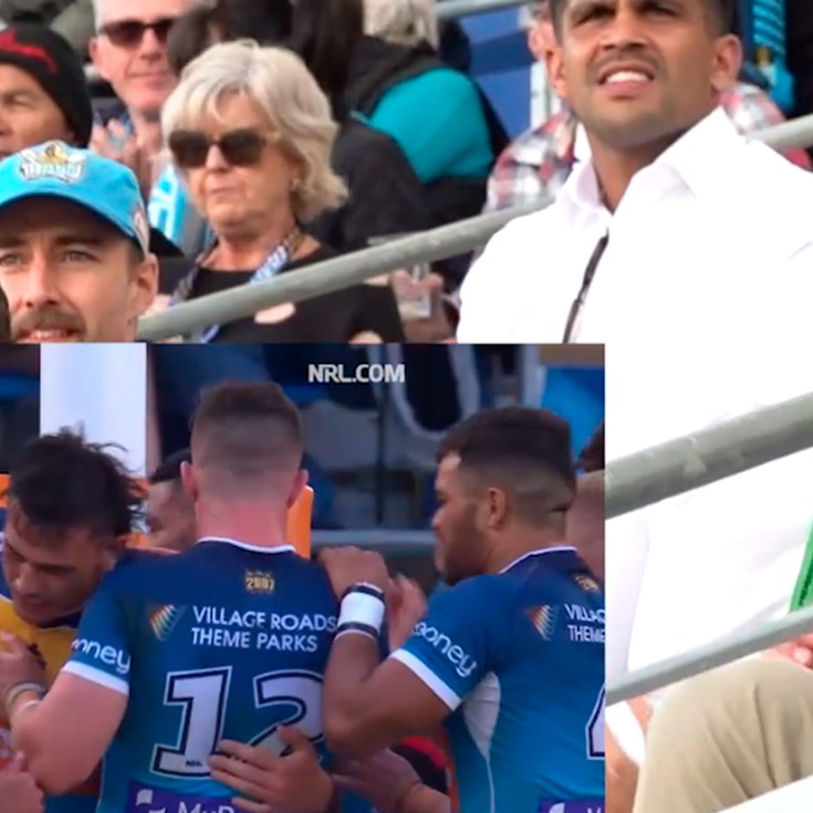 Mic'd up! Dave Fifita, Corey Thompson and Tyrone Peachey